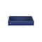 Homeroots 10in Navy Blue Rectangular Wood Handmade Tray 483297 - alternate 3
