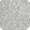 Homeroots 8' Silver And Ivory Round Geometric Washable Indoor Outdoor Area Rug 599312 - alternate 3
