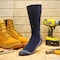 Railroad Sock King Size Steel Toe Boot Crew Socks, Cotton, Black, XL, 1PR 6124K BK - alternate 3