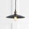 Jonathan Y Lotus 12.25" Adjustable Metal LED Pendant, Brass Gold/Black JYL9062A - alternate 4