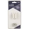Hardware Resources KasaWare White Single Magnetic Catch, 2PK KFCMS-A-WH2 - alternate 1