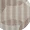 Homeroots 8' Brown And Beige Round Geometric Washable Indoor Outdoor Area Rug 597609 - alternate 3