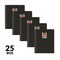 C-Line Products 8-1/2" x 11" Black Two-Pocket Heavyweight Poly Portfolio Folder, 25EA/BX, 6BX/CT 33951-BX - alternate 3