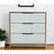 Homeroots 28" Brown And White Three Drawer Dresser 477804 - alternate 3