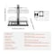 Vevor 3 Tier 6 Shelf Blind Corner Pull Out Organizer Chrome Kitchen Cabinet Basket YG-XGW-4-9-3 - alternate 4
