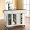 Crosley Full Size Granite Top Kitchen Cart KF30004EWH - alternate 3