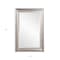 Homeroots 33" Silver Framed Accent Mirror 384188 - alternate 2