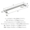 Amerock Revolve 6-5/16 inch (160mm) Center-to-Center Satin Nickel Cabinet Pull, 25PK 25VMP36854G10 - alternate 2