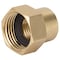 Landscapers Select Hose Connector, 1/2 x 3/4 in, FNPT x FNH, Brass, Brass GHADTRS-5 - alternate 1