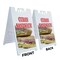 Signmission Cuban Sandwich, A-Frame & 2 Decals Installed, Heavy-Duty Plastic Frame SBHD-D-2436-Cuban Sandwich - alternate 4