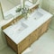 James Martin Vanities Lorelai 60'' D Vanity, Light Natural Oak w/ Ethereal Noctis Silestone Top w/ Wireless Charger 424-V60D-LNO-FENC - alternate 6