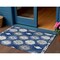 Homeroots 3' X 5' Navy Blue Ivory And Gray Southwestern Washable Indoor Outdoor Area Rug 615158 - alternate 1
