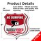 Signmission No Dumping Shield Sign This Property Is, 6 inch X 6 inch, Plastic Sign, 2PK SHI-P-2PACK-6-393 - alternate 2