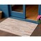 Homeroots 3' X 5' Pink And Beige Striped Washable Indoor Outdoor Area Rug 609048 - alternate 1