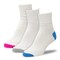 Railroad Sock Womens Quarter Socks, 80% Ringspun Cotton, 20% Nylon, White/Assorted, 5-10 W; 4 Pair-7.5 M, 3 PK 3013 - alternate 3