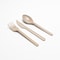 Greenprint Medium Weight Natural Agave 4 Piece Cutlery Mix Pack, Fork, Knife, Spoon and Napkin, 200 ct M4CMP200 - alternate 3