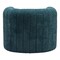 Homeroots 37" Aquamarine Sherpa And Upholstered Tufted Arm Chair 572292 - alternate 4