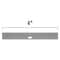 Qep Razor Scraper Replacement Blade, 4 in W, Stainless Steel, 5PK 62901 - alternate 2
