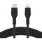Belkin SILICONE, USB-C TO LTG, 1M, BLK CAA009BT1MBK - alternate 3