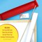 Crestline Products Magnetic Dry Erase Wall Easel w/ Paper Roll 17401 - alternate 3