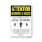 Signmission PSA, Residents And Guests Practice Social Distancing, 24in X 18in Decal, OS-NS-D-1824-25401 OS-NS-D-1824-25401 - alternate 1