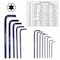 Neiko Torx Allen Wrench Set, 13 Piece Key Set, Long Torx Keys T5 to T50 01102A - alternate 2