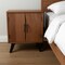 Homeroots 30" Brown Solid Wood Square Live Edge Nightstand 571534 - alternate 4