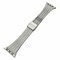 Elegani Expansion Stainless Steel Replacement Band Compatible with Apple Watch 44mm, Silver SEBCQR-SLV-44mm - alternate 1