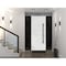 Vdomdoors Steel Door Deux 6078 Black Enamel 2 Sidelight Exterior Windows Sidelites/ Entry Door Painted W14+36 DEUX6078EXD-BLK-W14+36+14 x H80-RH-I - alternate 2