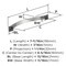 Amerock Sheffield 6-5/16 inch (160mm) Center-to-Center Polished Chrome Cabinet Pull, 10PK 10VMP3704326 - alternate 2