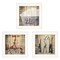 Homeroots Set Of Three Wash 1 White Framed Print Bathroom Wall Art, 3PK 406121 - alternate 1