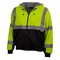 Reflective Apparel ANSI Type R Class 3 Full Zip Hooded Sweatshirt with Black Bottom, Inner Liner 603ST-LB-XL - alternate 4