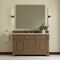 James Martin Vanities Brookfield 60" Single Vanity, Pecan, w/ 3 CM Siberian Silestone Top 547-V60S-PCN-3SFR - alternate 2