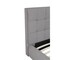 Homeroots Gray Tufted Linen Blend Upholstered Queen Bed Frame 606425 - alternate 3