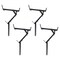 Mytee Products Steel Side-Rail Ladder Rack for Truck 250 lbs Capacity - Set of 4, 2PK LRK-S1001x2 - alternate 1