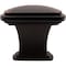 Designperfect 1-3/16 Overall Length Square Cabinet Knob, Brushed Oil Rubbed Bronze DPA-S77KORB - alternate 3
