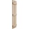 Ekena Millwork Rustic Two Board Joined Board-n-Batten Sandblasted Faux Wood Shutters, 11W x 86H, PR SHUBJS11X86SDPR - alternate 11