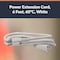 Newhouse Electric 6-foot White Power Extension Cord EXTCORD6FT-WH - alternate 2