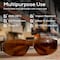 Bison Life Crystal, Safety Glasses, Anti-Scratch, Assorted Lens, Frameless, 12 PK BLSH-ESCR-CLCT-SGA1-12 - alternate 4