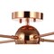 Jonathan Y Copper 30.5" 8-Light Sputnik Metal LED Flush-Mount, Copper JYL7459A - alternate 6