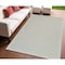 Homeroots 4' X 6' Cream and Beige Geometric Distressed Indoor Outdoor Area Rug 558788 - alternate 3