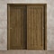 Sartodoors Sliding Closet Bypass Doors 84 x 80 inches, Ego 5006 Marble Oak, Rails Hardware Set, Wood Solid B EGO5006DBD-DMR-84 - alternate 3