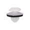 Auveco Toyota Moulding Clip with Sealer, White Nylon, 25PK 22217 - alternate 1