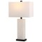 Jonathan Y Tiggie 27" Contemporary Modern Alabaster Rectangular LED Table Lamp, White Alabaster/Black JYL2009B - alternate 1