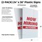 Signmission Butchers, Plastic Signs Only 24 Inch x 36 Inch, Corrugated Plastic, 2PK CSB-2436-2PACK-BUTCHERS - alternate 2