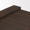 Homeroots 22" Espresso and Brown Solid Wood and Wood Tray Table 605408 - alternate 4