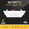 Nuwatt 4 Inch 2 Hour Square Fire Rated Recessed Lighting, Slim Wafer LED Lights 2700K-5000K, 900LM, 6PK NW-P-SQDL-4-12W-5CT-FR-WH-6P - alternate 3