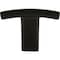 Hardware Resources Elements Thatcher 1-1/2'' Length Matte Black Bar Knob 859T-MB - alternate 2