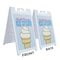 Signmission Soft Serve Vanilla Ice Cream, A-Frame & 2 Decals Installed, Heavy-Duty Plastic Frame SBHD-D-2436-Soft Serve Vanilla Ice Cream - alternate 3