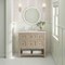 James Martin Vanities Breckenridge 36" Single Vanity, Whitewashed Oak, w/ 3 CM Siberian Silestone Top 330-V36-WWO-3SFR - alternate 3